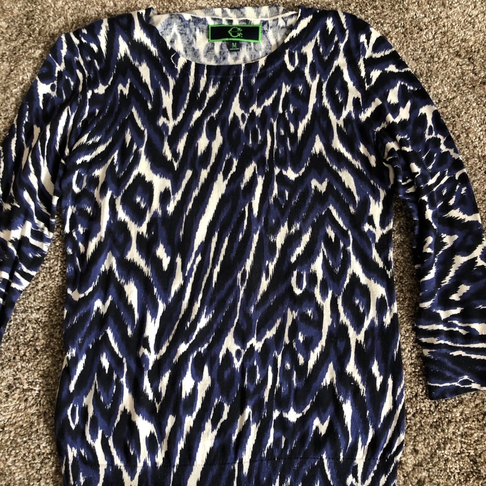 C Wonder animal print sweater